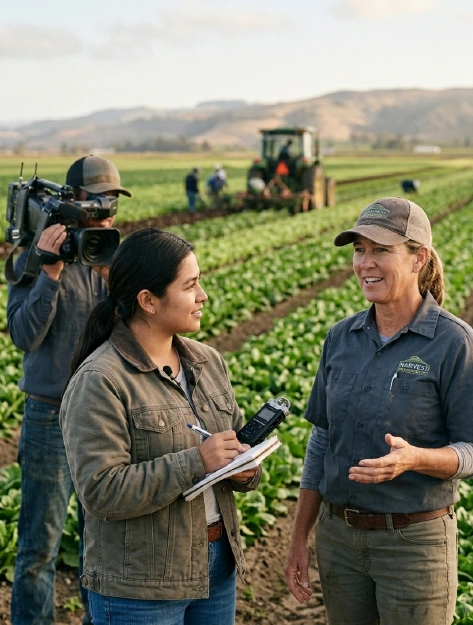 Field news interview