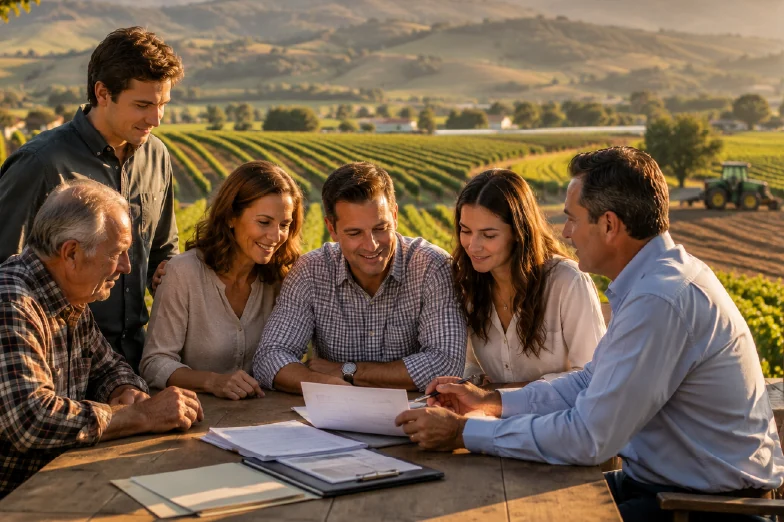 California farm succession plan framework for passing down the family farm