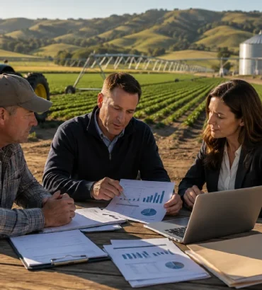 West Coast farm tax planning for California growers at sunrise