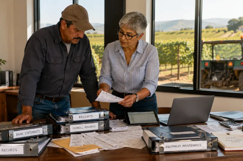 Contemporaneous farm records to survive an IRS audit